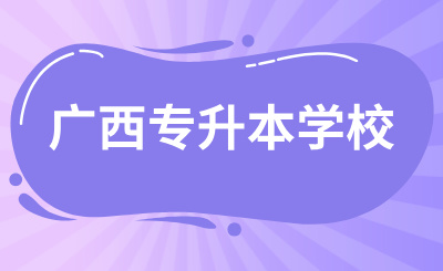 广西专升本学校